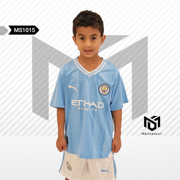 Manchester City 23/24 Home HAALAND-9 Kit (T-shirt + shorts)