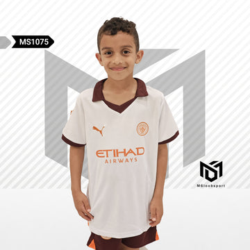 Manchester City Kids 23/24 white Set (T-shirt + shorts)