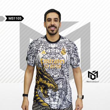 Real Madrid 23/24 White Dragon Player Jersey