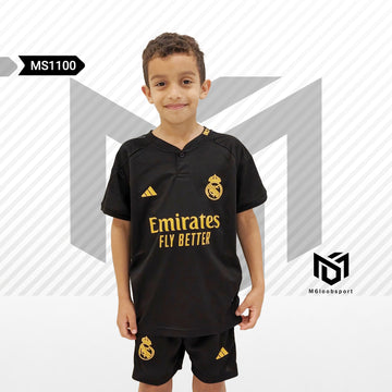 Real Madrid 23/24 Kids Mbappé 10 Home Set