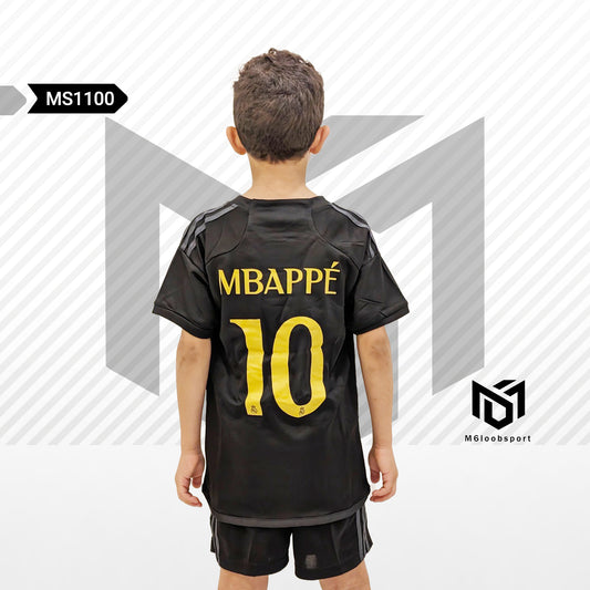 Real Madrid 23/24 Kids Mbappé 10 Home Set