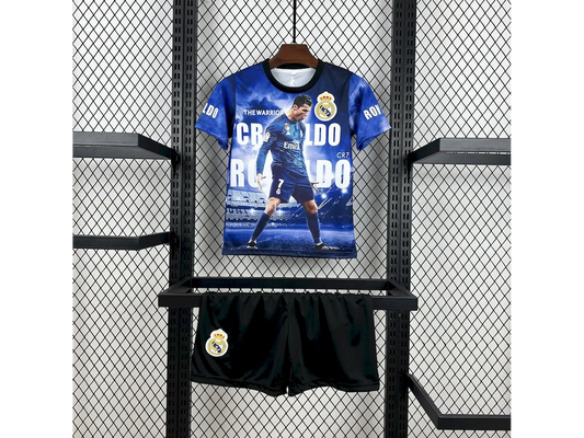 Cristiano Ronaldo CR7 25/26 Kids Blue Set