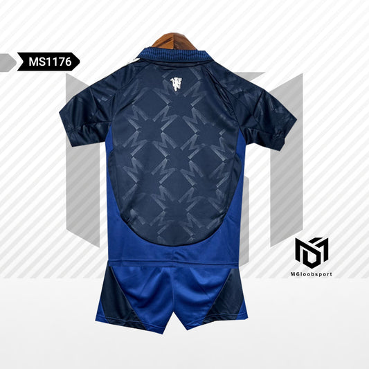 Manchester United 24/25 Away Kids Kit (T-shirt+shorts)