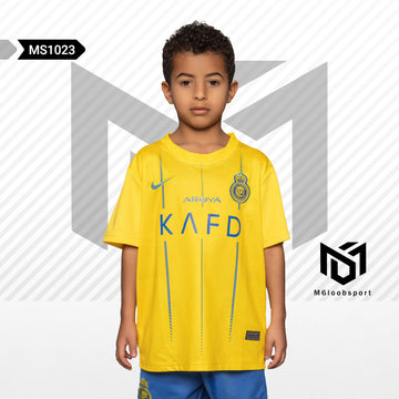 Al-Nassr 23/24 Home Kids Set CR 7(T-shirt + shorts)