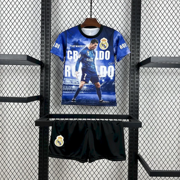 Cristiano Ronaldo CR7 25/26 Kids Blue Set