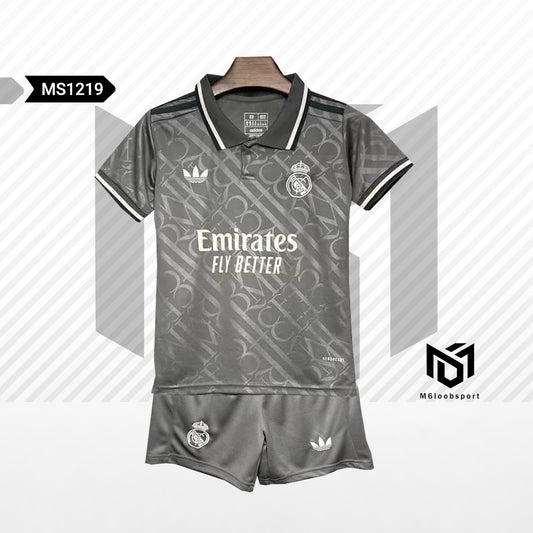 Real Madrid 24/25 Kids Black Set