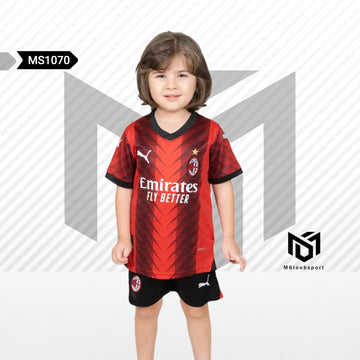 AC Milan 2023/24 Kids Home Set (T-shirt + shorts)