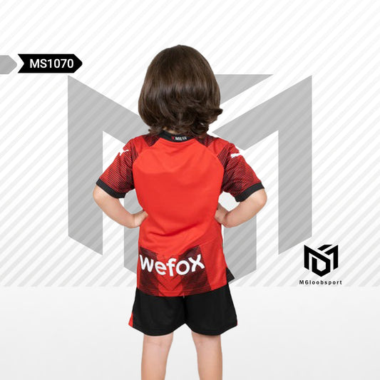 AC Milan 2023/24 Kids Home Set (T-shirt + shorts)