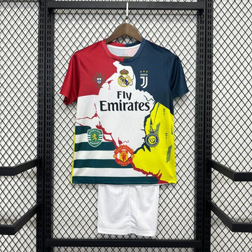 Ronaldo #7 25/26  special edition jersey kids kit  (T-shirt + shorts)