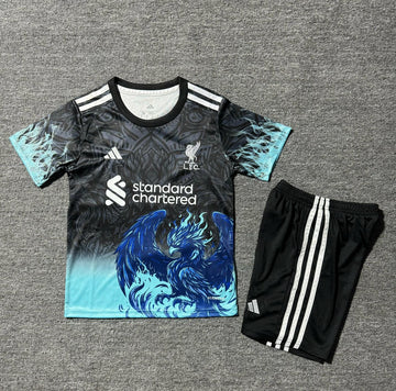 Liverpool 25/26 Kids Dragon Blue/Black Set