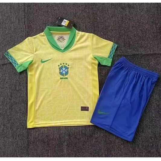 Brazil Neymar-10 22/23 Kids Home Kit (T-shirt + shorts)